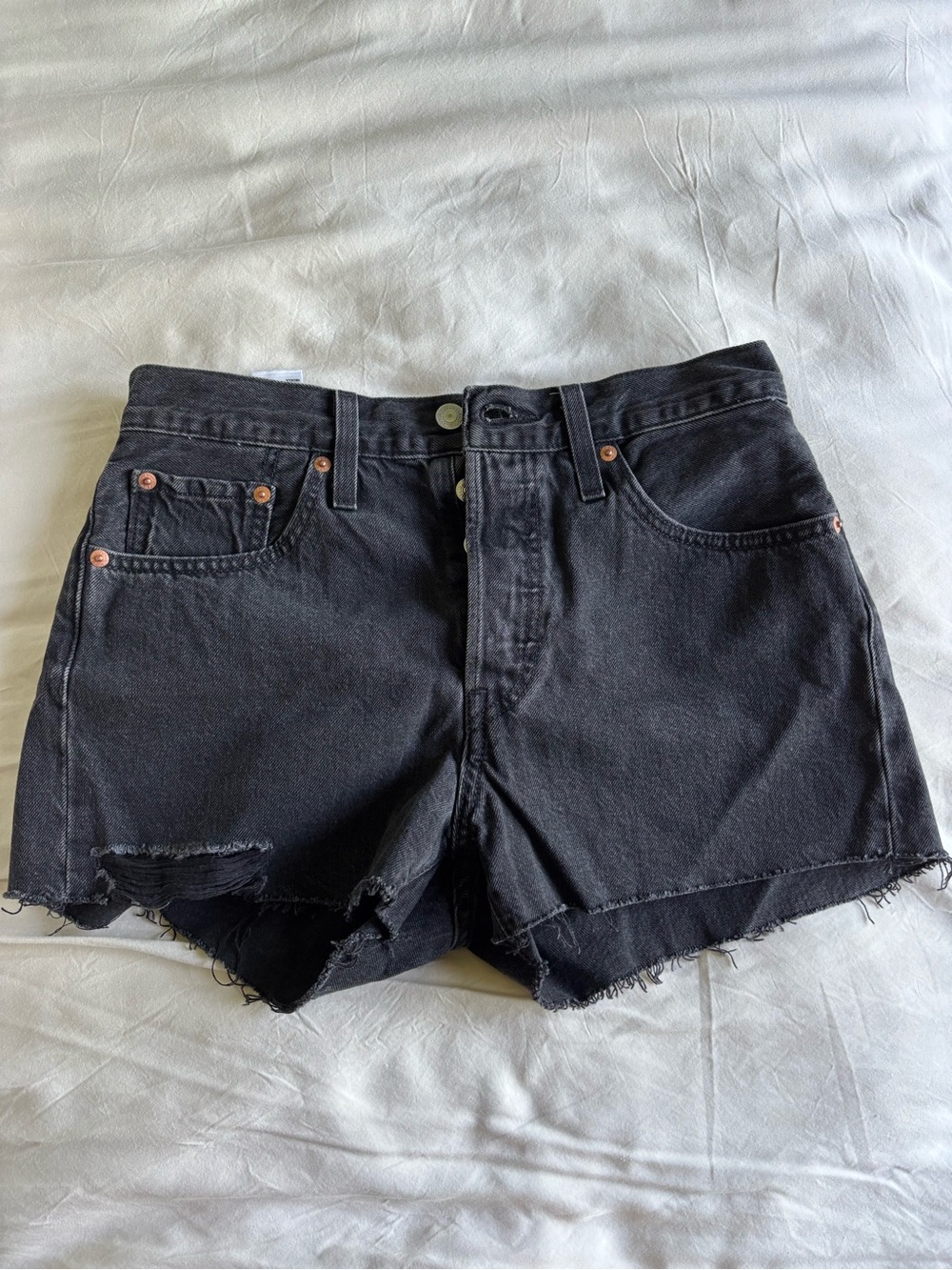 Levi's 501 Black shorts